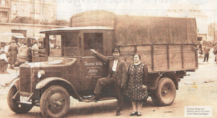 Foto 03 - Erster Motorlastwagen - Ca. 1927